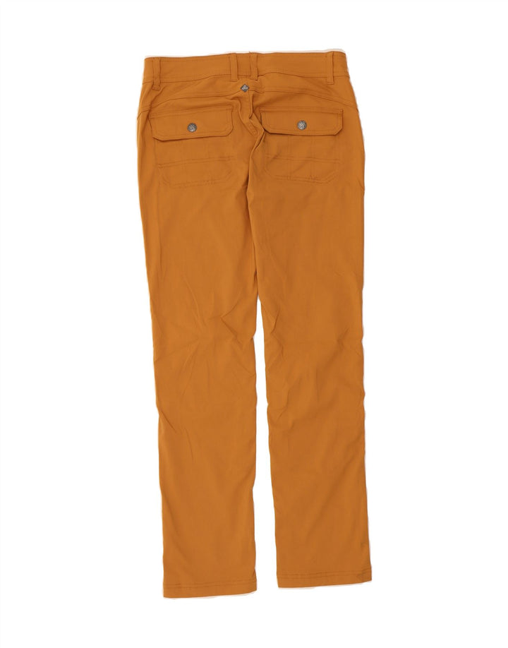 PRANA Womens Slim Casual Trousers US 6 Medium W30 L30 Brown Vintage Prana and Second-Hand Prana from Messina Hembry 