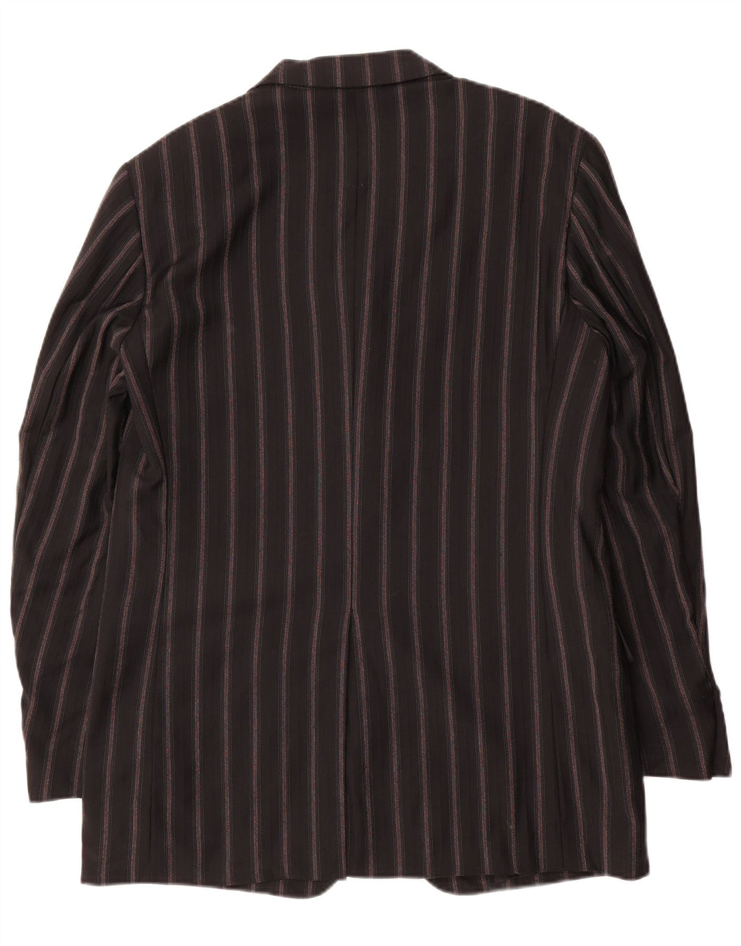 PAL ZILERI Ανδρική φόρμα 3 κουμπιών 2 τεμαχίων IT 50 Large W34 L33 Μαύρο ριγέ