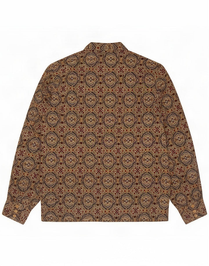 Vintage Γυναικείο Abstract Pattern Μπλούζα UK 16 Large πολύχρωμο