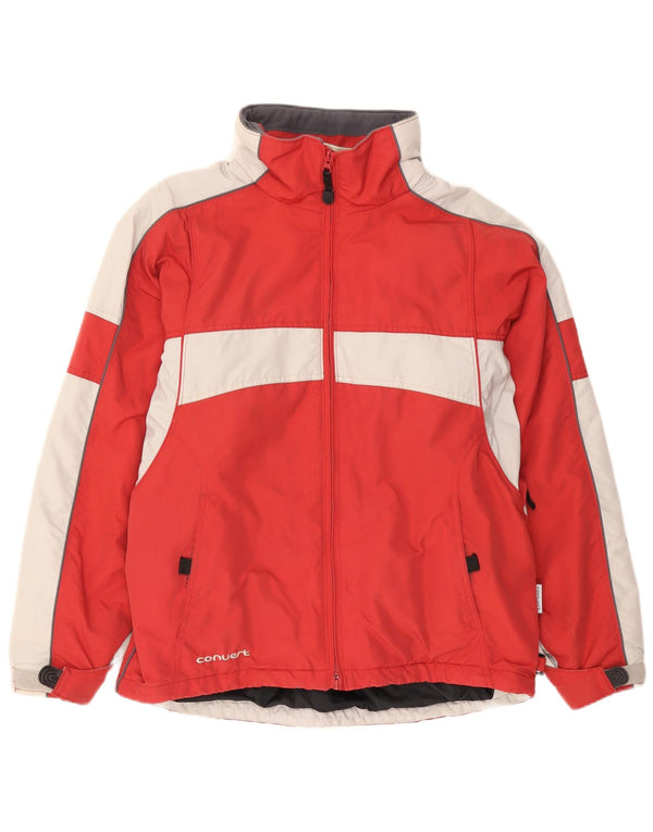 Ανδρικό μπουφάν COLUMBIA Windbreaker UK 38 Medium Red Colorblock Nylon