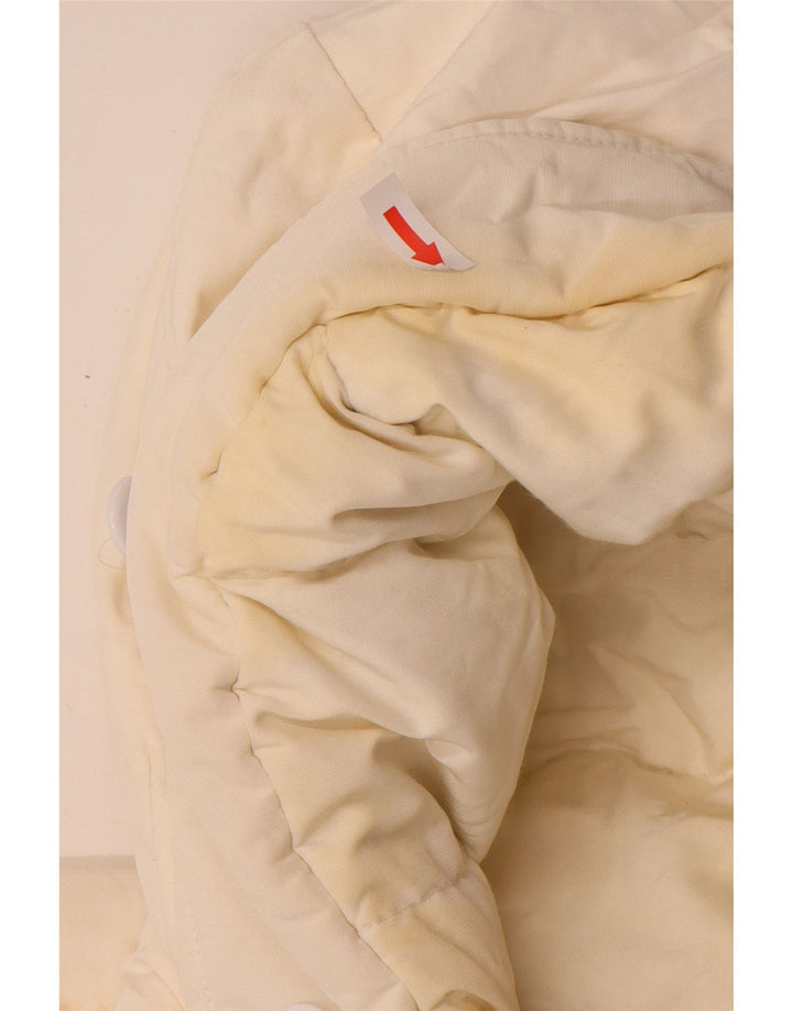 Woolrich Ανδρικό μπουφάν με κουκούλα UK 40 Large Off White Βαμβακερό