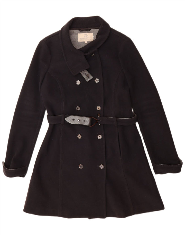 Murphy & Nye Γυναικείο παλτό με διπλό στήθος IT 46 Large Navy Blue Wool