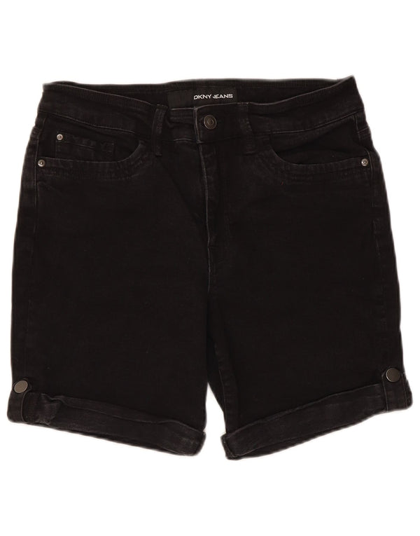 Dkny Γυναικείο τζιν σορτς US 12 Large W30 μαύρο βαμβακερό