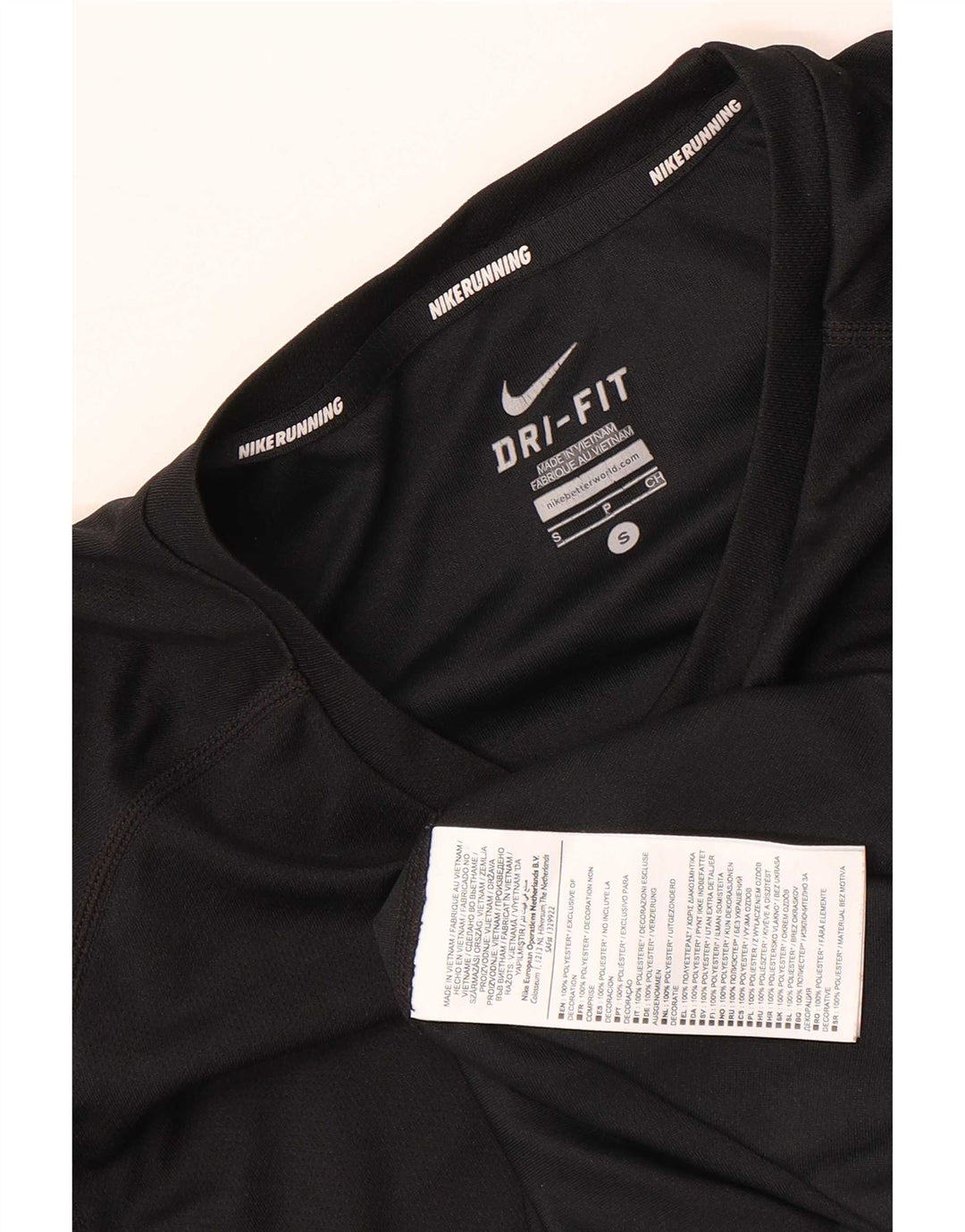 Ανδρικό μπλουζάκι Nike Dri Fit Top Small Black Polyester