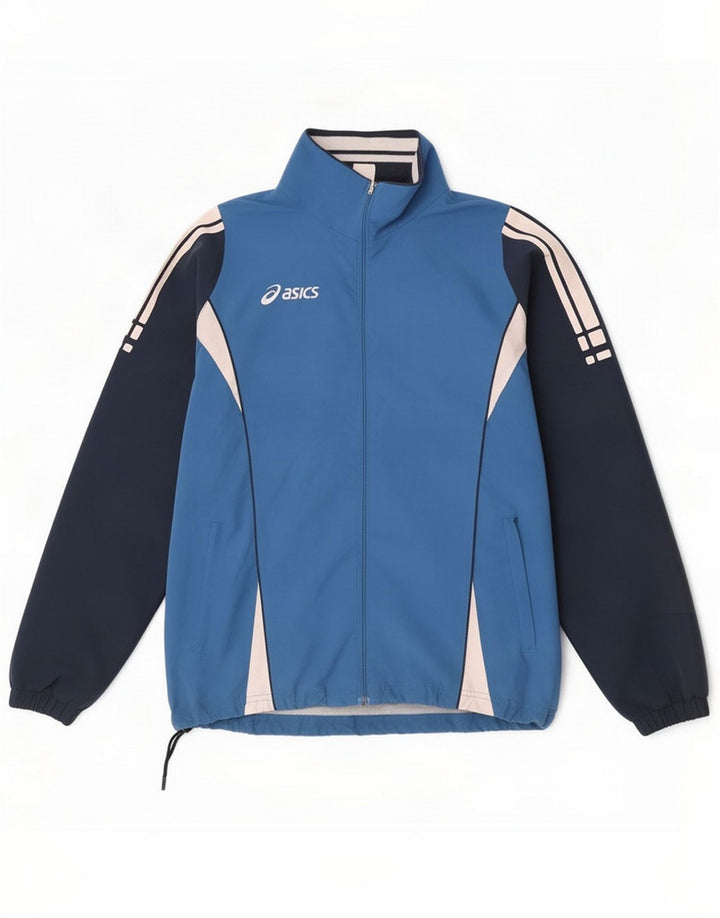 Ανδρική φόρμα Asics Top Jacket Large Navy Colorblock Polyester