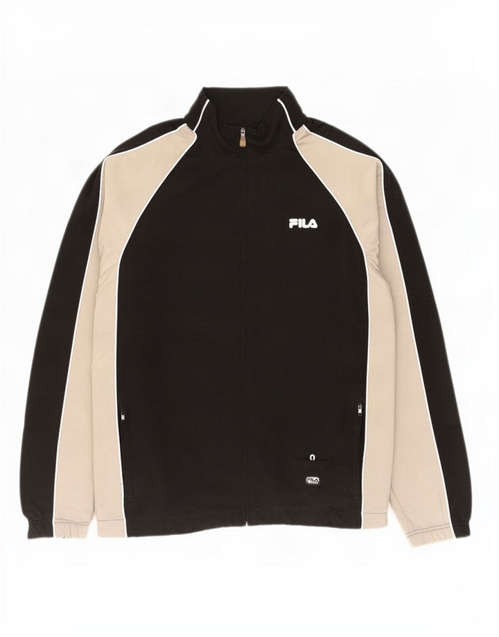 Ανδρική φόρμα Fila Top Jacket 2XL Black Colourblock Polyester