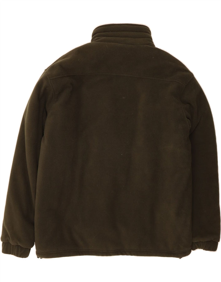 CHAMPION Mens Fleece Windbreaker Jacket UK 42 XL Green Polyester Vintage Champion and Second-Hand Champion from Messina Hembry 