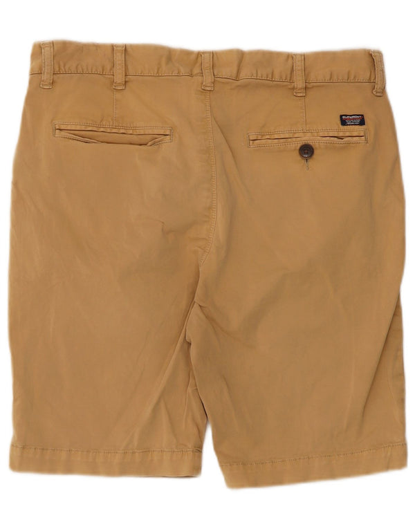 Ανδρικό σορτς Chino Superdry Medium W32 Μπεζ βαμβακερό