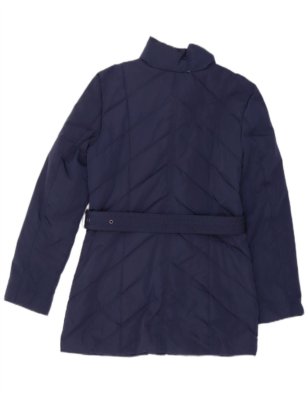 Γυναικείο παλτό MONSOON με επένδυση UK 10 Small Navy Blue Polyester