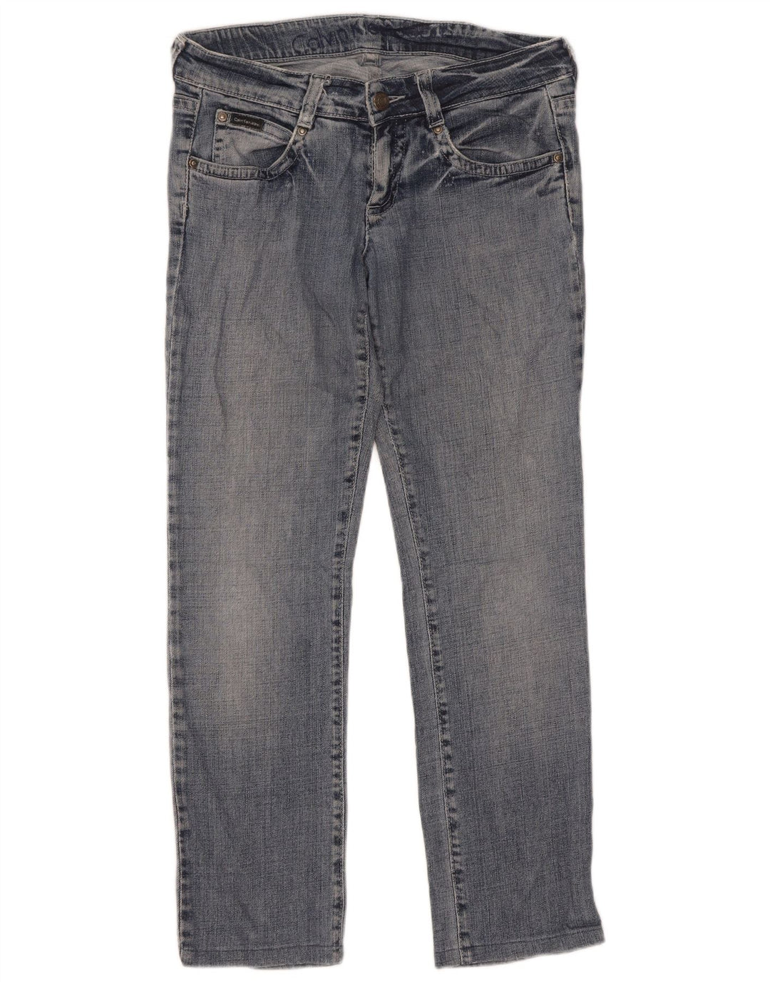 Γυναικείο τζιν ίσιο Calvin Klein W30 L28 Blue