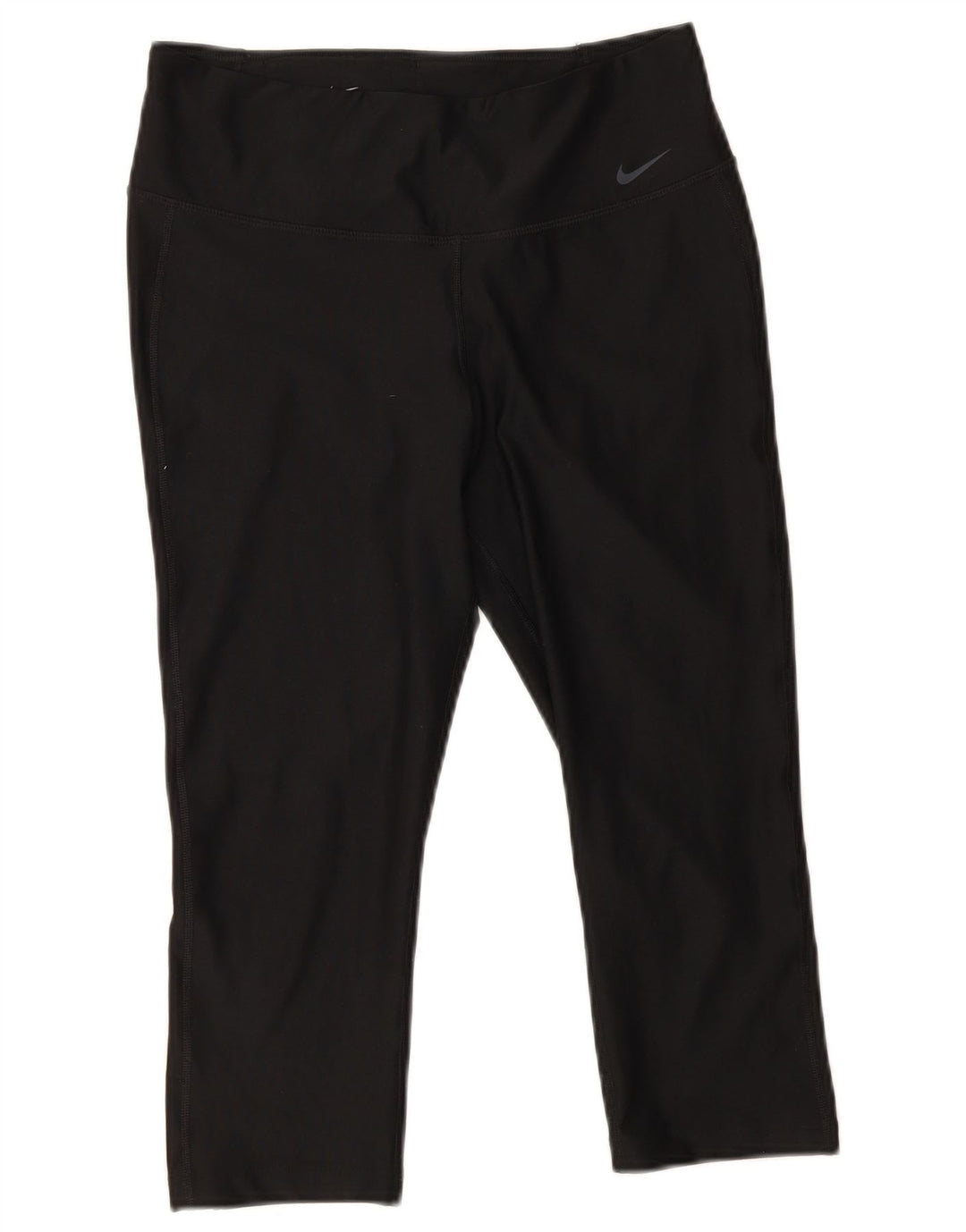 Γυναικεία κολάν Nike Dri Fit Capri UK 14 Μεσαίο μαύρο πολυεστέρα