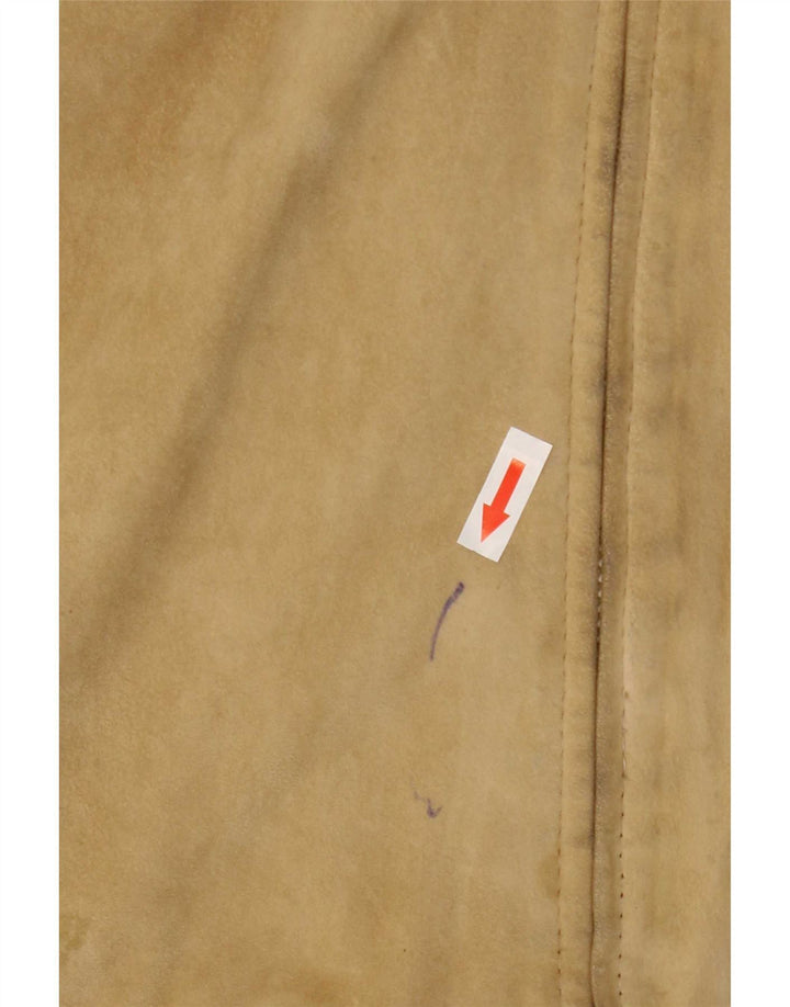 Vintage Γυναικείο Suede Jacket IT 44 Medium Beige