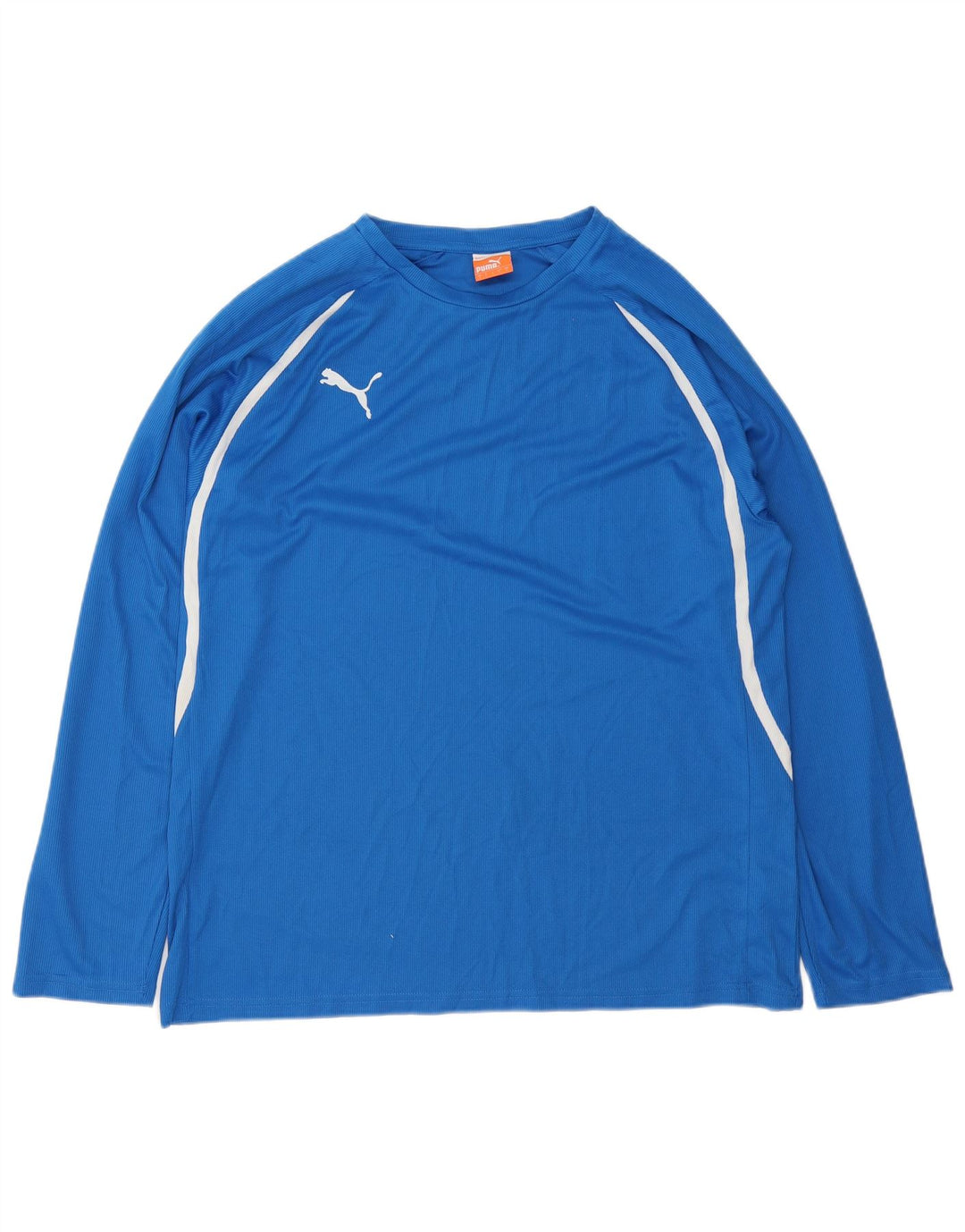 Puma Ανδρικό μακρυμάνικο μπλουζάκι μεγάλο μπλε ριγέ πολυεστέρα