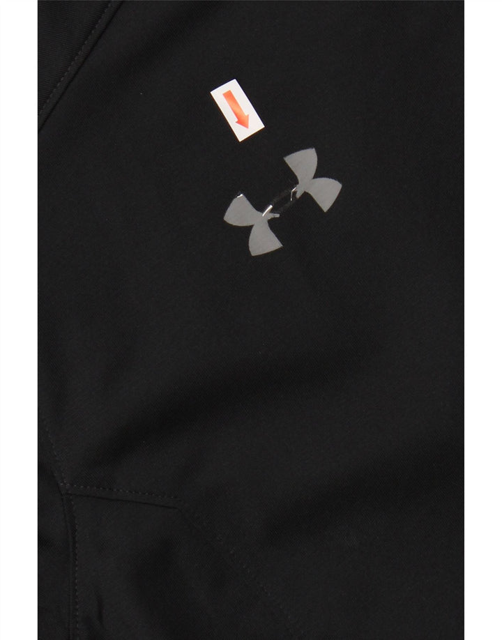 UNDER ARMOUR Mens Tracksuit Top Jacket XL Black Polyester Vintage Under Armour and Second-Hand Under Armour from Messina Hembry 