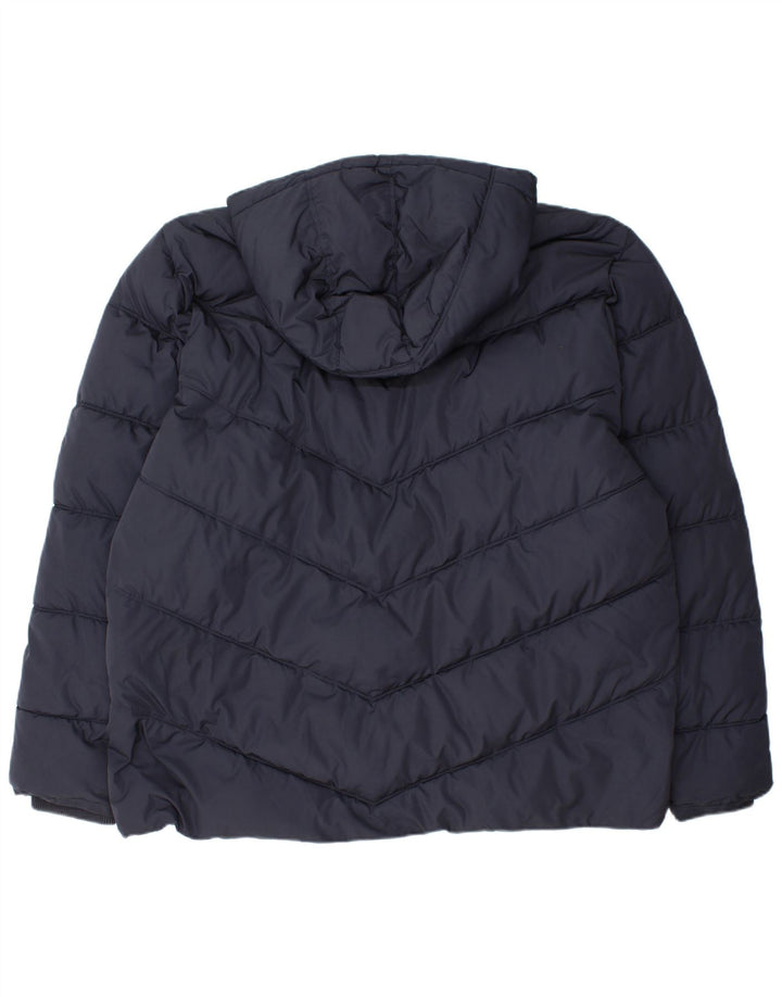 JOULES Ανδρικό μπουφάν με κουκούλα UK 44 2XL Navy Blue Polyester