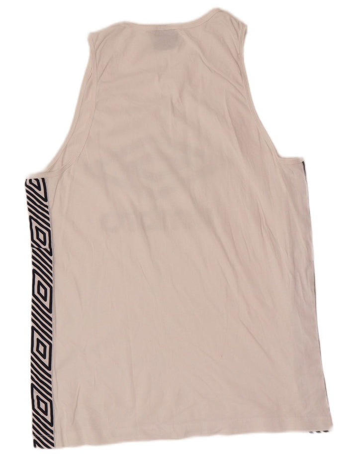 Ανδρικό γραφικό γιλέκο Umbro Top Medium White