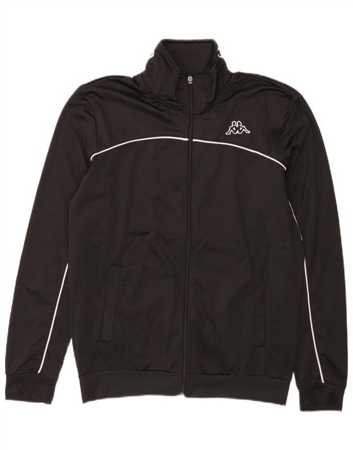 Ανδρική φόρμα γραφική KAPPA Top Jacket Large Black Polyester