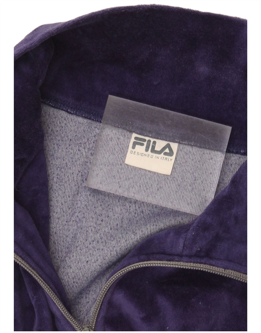Γυναικεία βελούδινη φόρμα FILA Top Jacket UK 16 Large Purple