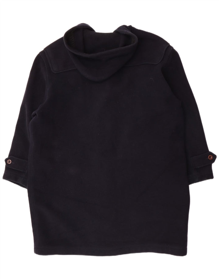 BENETTON Ανδρικό παλτό Duffle με κουκούλα IT 54 2XL Navy Blue Wool