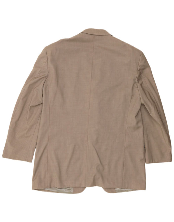 Kenzo Ανδρικό Μπουφάν Blazer 3 Κουμπιών IT 56 3XL Μπεζ μαλλί