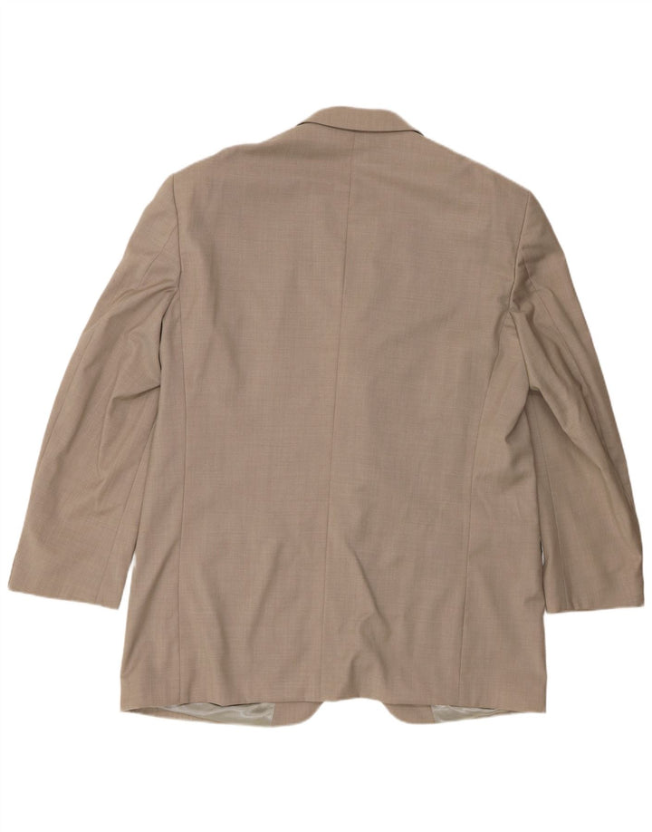 Kenzo Ανδρικό Μπουφάν Blazer 3 Κουμπιών IT 56 3XL Μπεζ μαλλί