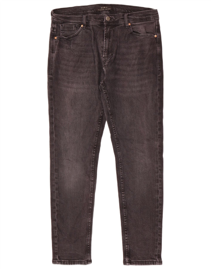 Zara Ανδρικό Slim Jeans EU 46 XL W36 L30 Γκρι