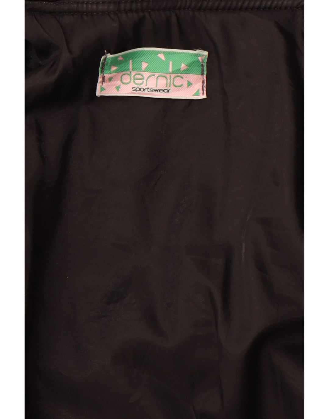 Ανδρικό DERNIC Alaska Naval Base Graphic Bomber Jacket UK 40 Large Black 80s