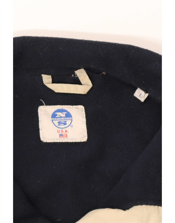 North Sails Ανδρικό μπουφάν με επένδυση UK 40 Large Khaki Polyamide