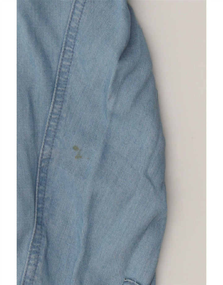 Chaps Γυναικείο Τζιν Πουκάμισο UK 20 2XL Blue Lyocell