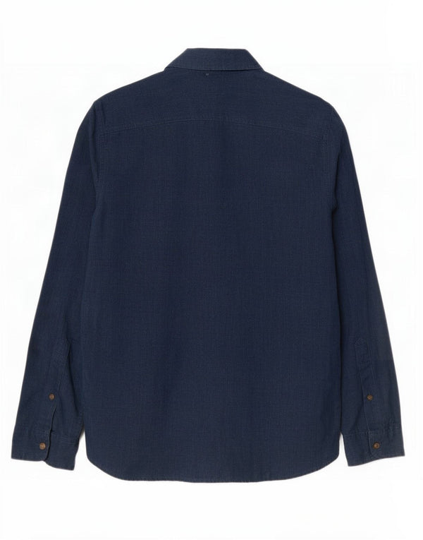Ανδρικό πουκάμισο Hollister Μικρό Βαμβακερό Navy Blue
