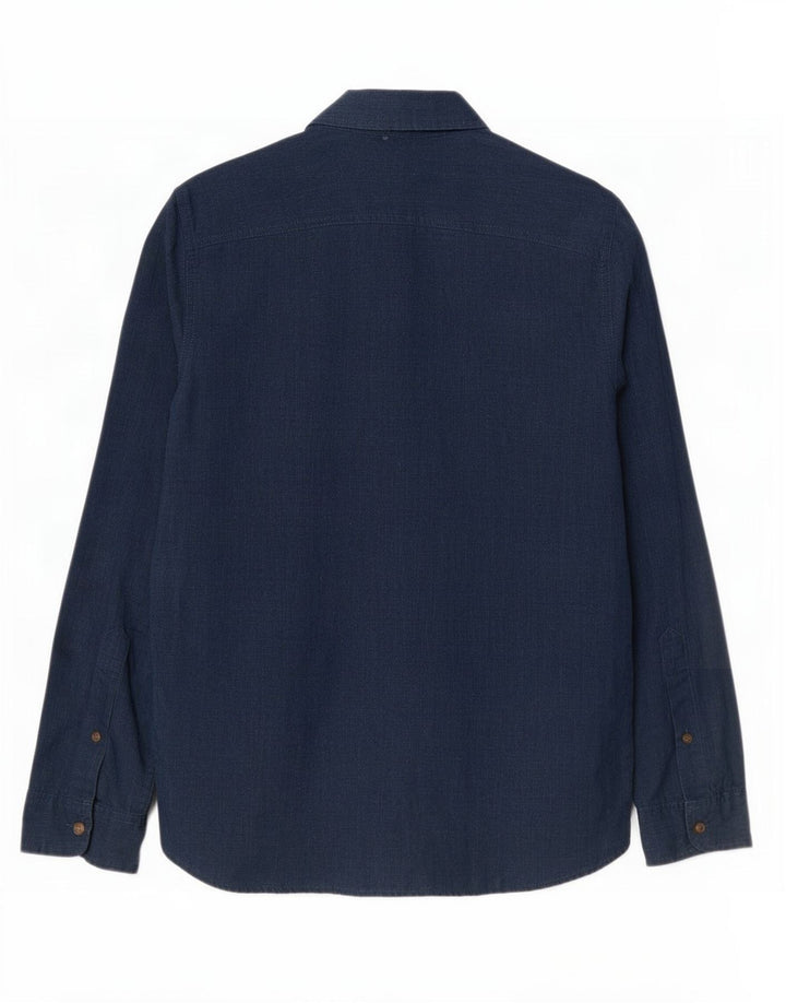 Ανδρικό πουκάμισο Hollister Μικρό Βαμβακερό Navy Blue