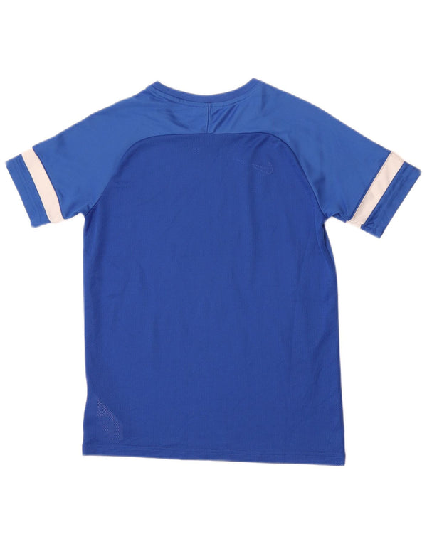 Μπλουζάκι Nike Boys Top 13-14 ετών XL Μπλε ριγέ πολυεστερικό σπορ