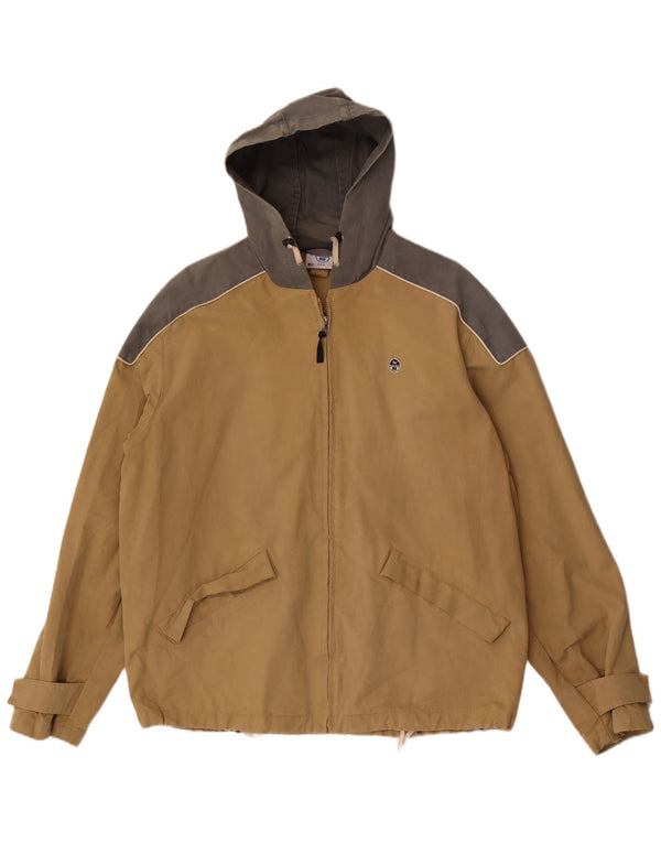 Ανδρικό μπουφάν με κουκούλα North Sails UK 42 XL Brown Colourblock