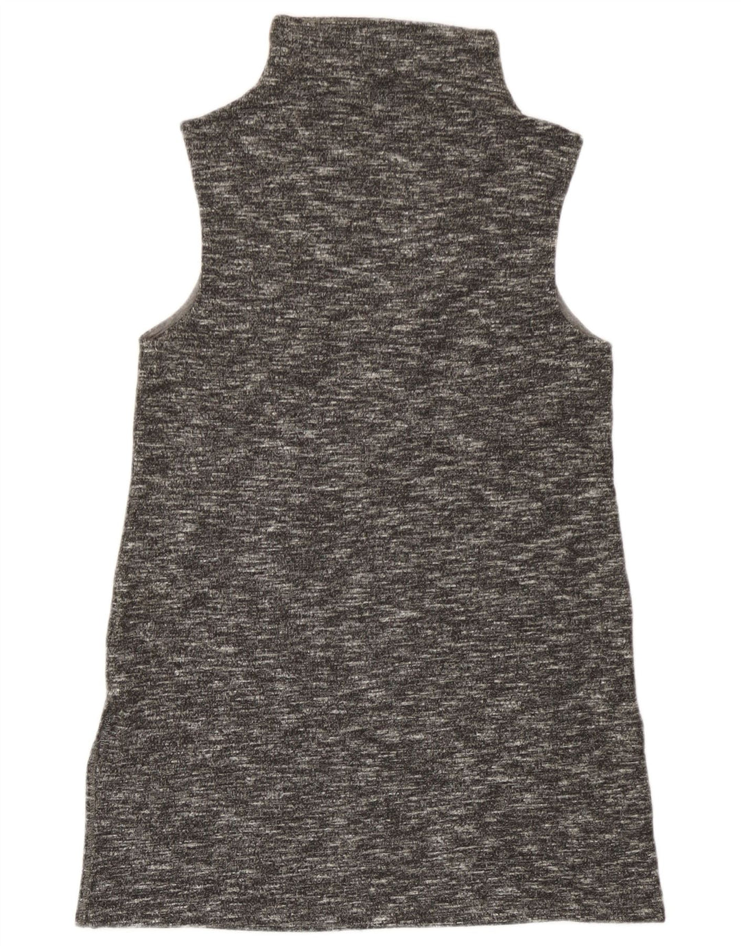 Γυναικείο Αμάνικο Shift φόρεμα Benetton UK 8 Small Grey Flecked