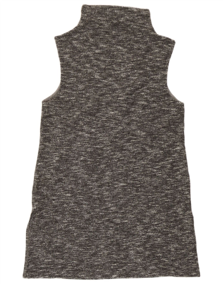 Γυναικείο Αμάνικο Shift φόρεμα Benetton UK 8 Small Grey Flecked