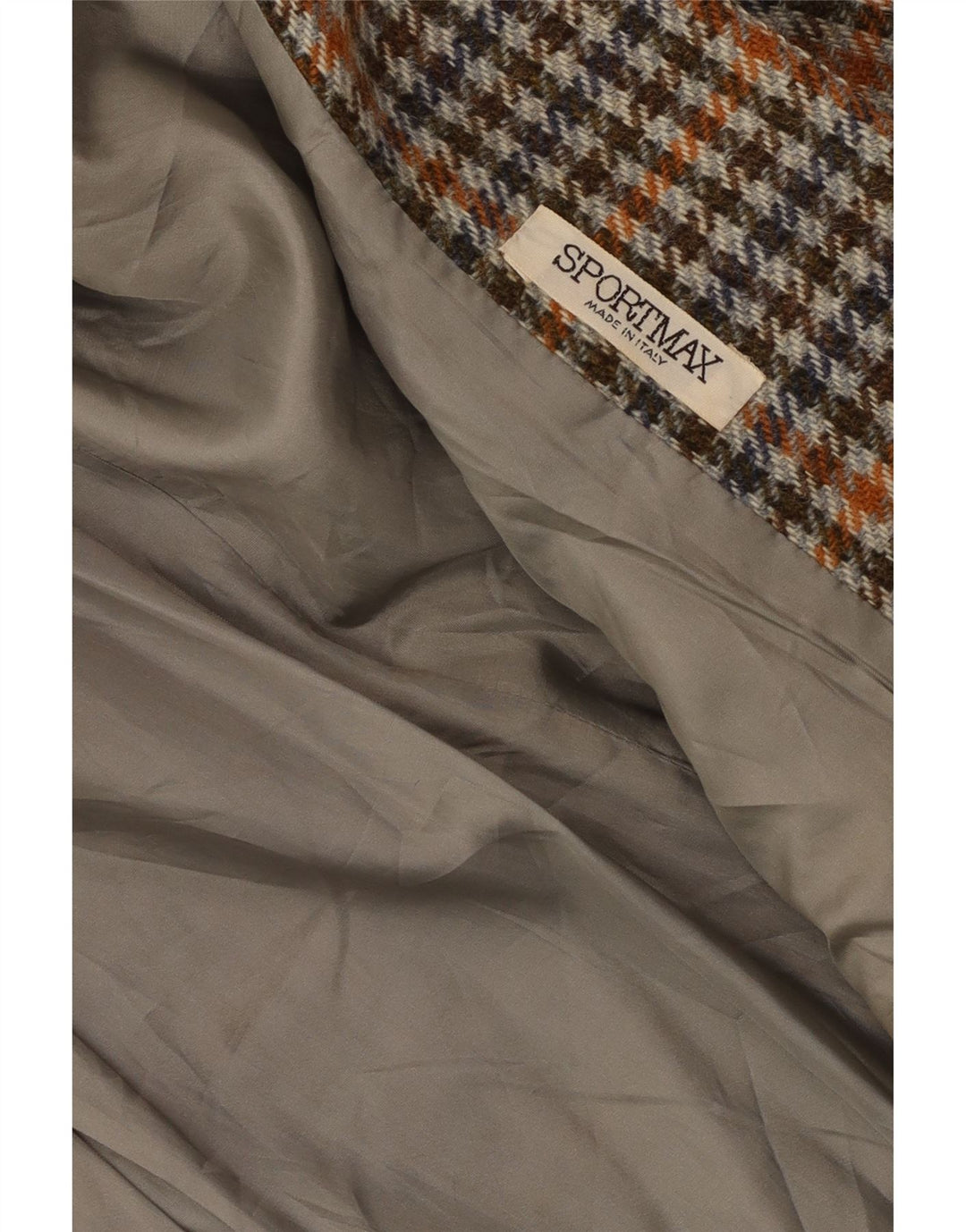 Sportmax Γυναικείο σακάκι 2 κουμπιών UK 12 μεσαίου καφέ Houndstooth