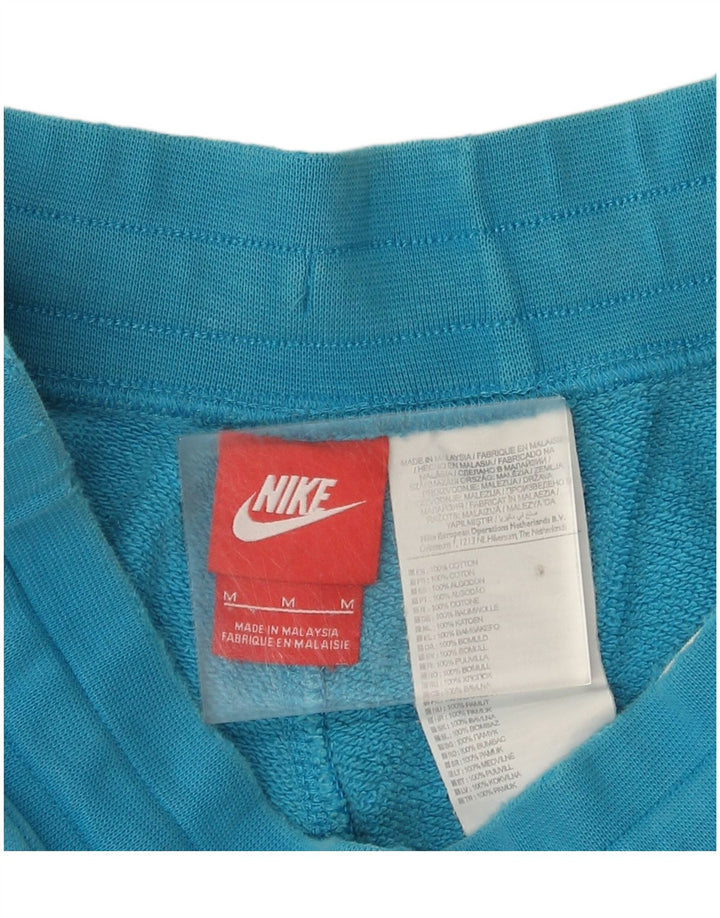 Ανδρικό γραφικό αθλητικό σορτς Nike από μεσαίο μπλε βαμβακερό