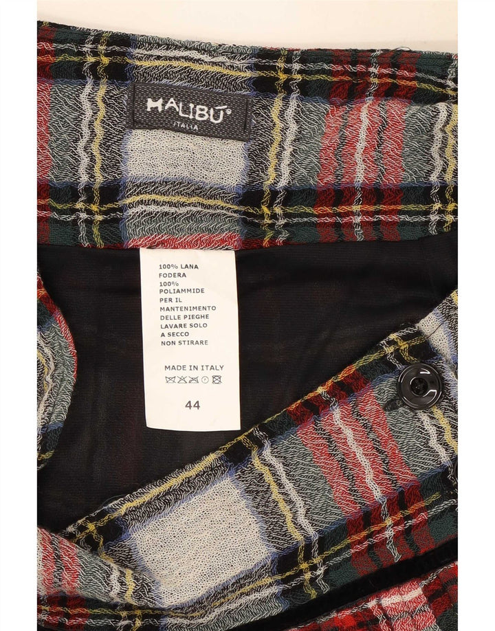 Vintage γυναικεία πλισέ φούστα IT 44 Medium W30 Πολύχρωμη επιταγή