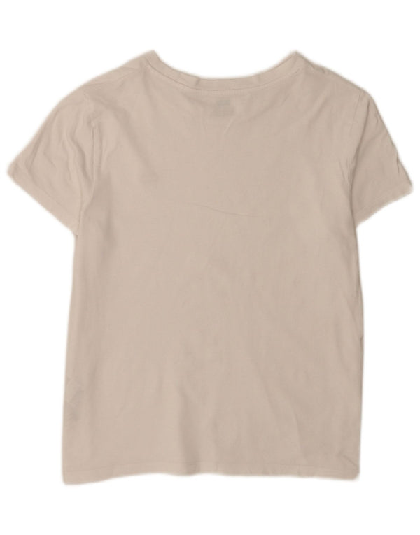 Γυναικείο T-Shirt Levi's Top UK 12 μεσαίο λευκό βαμβακερό