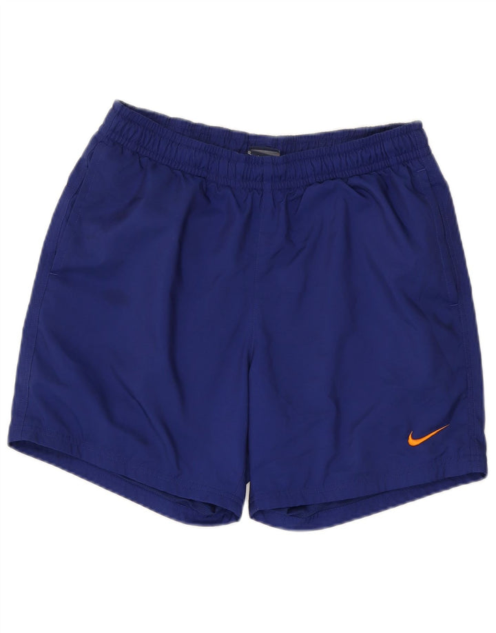 Ανδρικό αθλητικό σορτς Nike από μεσαίο μπλε ναυτικό πολυεστέρα