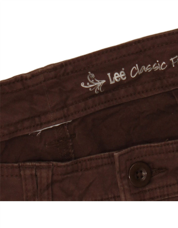 LEE Γυναικείο Κλασικό Σορτς Casual W33 μεγάλο καφέ