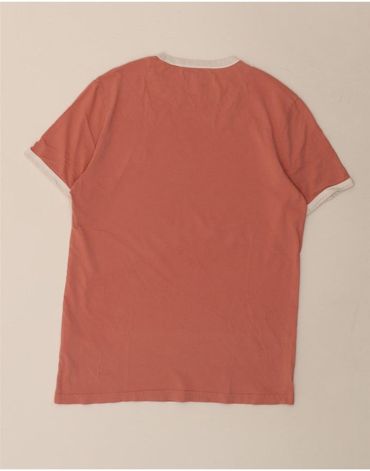 Ανδρικό T-Shirt Lyle & Scott Top Μικρό ροζ βαμβακερό