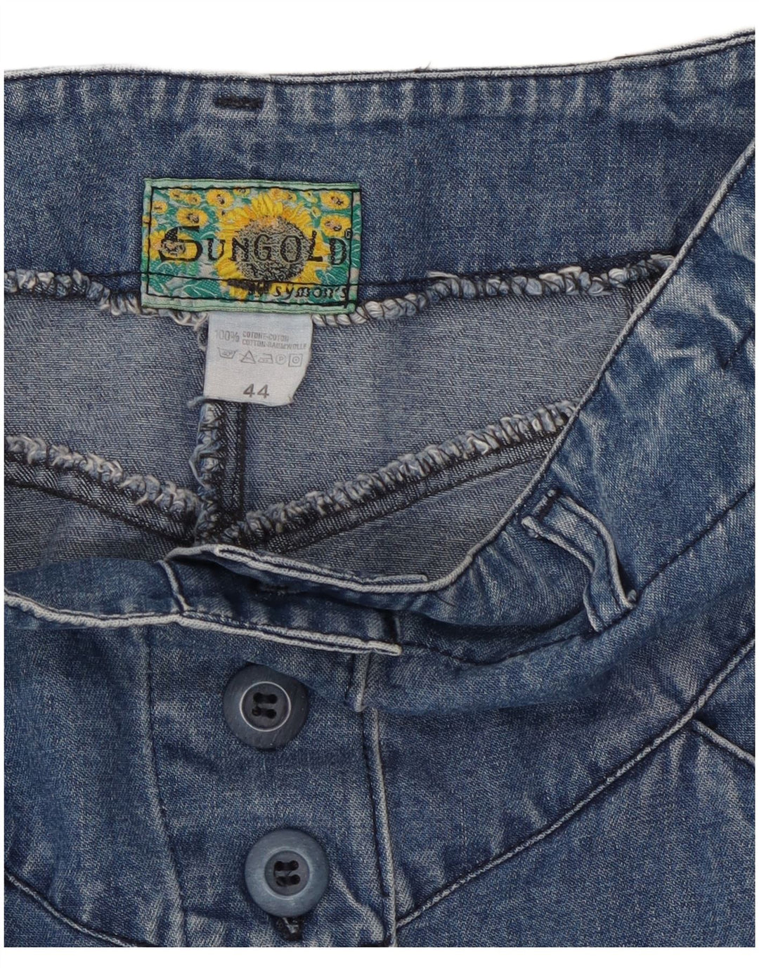 Vintage Γυναικεία Τζιν Φούστα IT 44 Medium W28 Μπλε Βαμβακερή