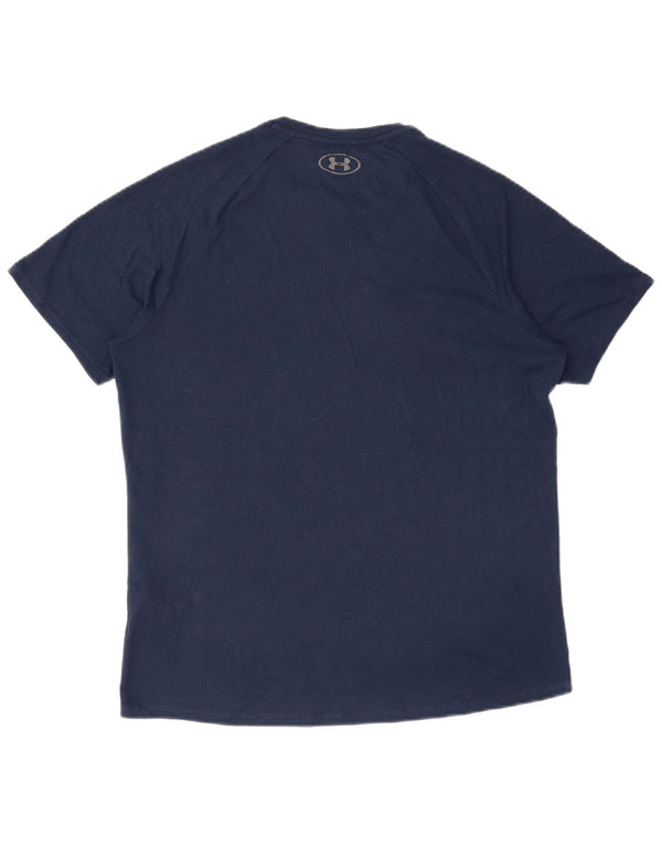 Ανδρικό T-Shirt UNDER Armour Top Medium Navy Blue Polyester