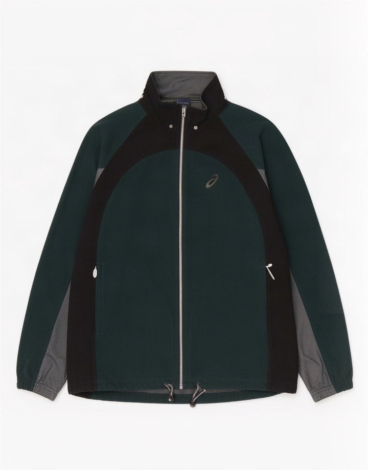 Ανδρική φόρμα Asics Top Jacket 2XL Green Colourblock