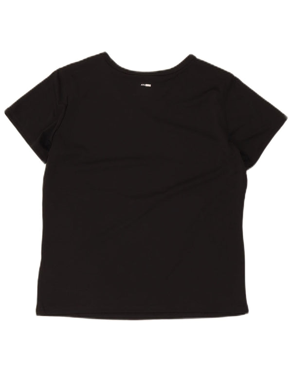 Γυναικείο T-Shirt Adidas Top UK 14 Medium Black Polyester