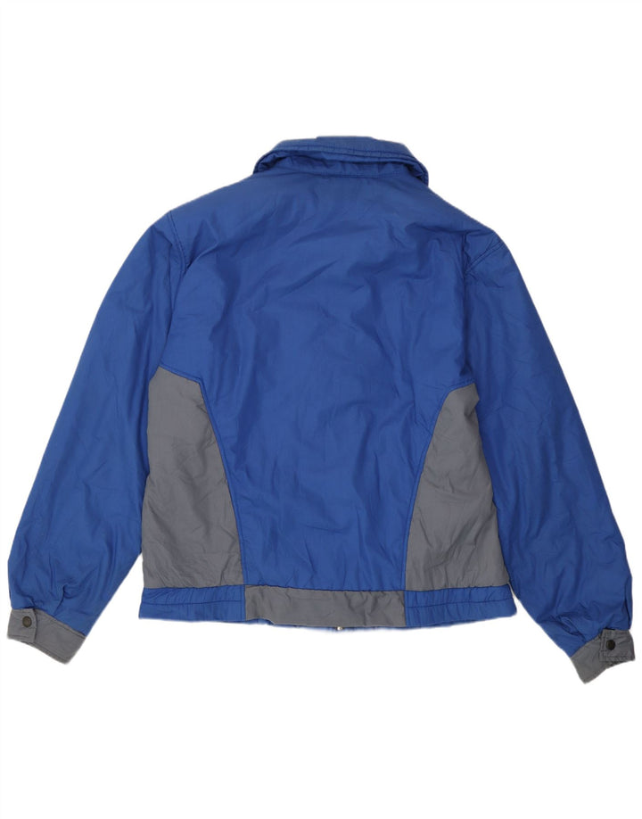 Ανδρικό μπουφάν Puma Windbreaker UK 40 Large Blue Colourblock Polyester