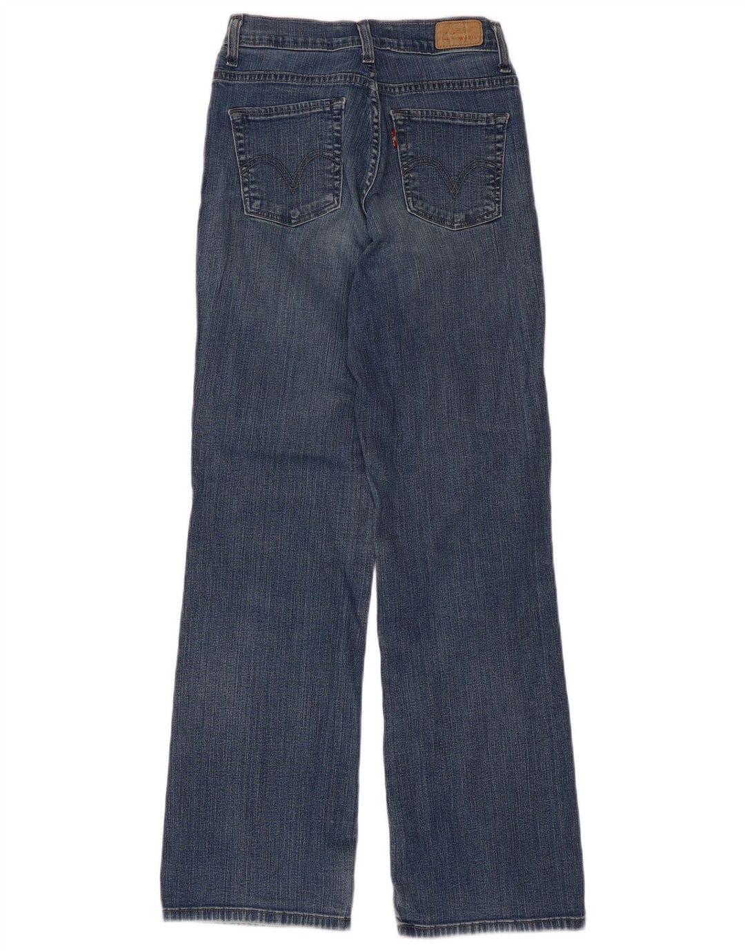 Levi's Womens 512 Perfectly Slimming Bootcut Jeans W26 L30 Blue Cotton