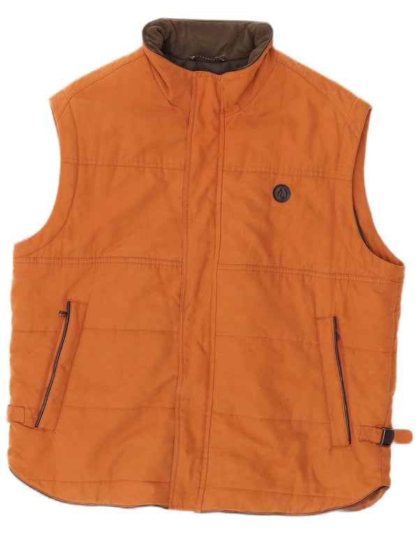 IVY OXFORD Ανδρική επένδυση Gilet IT 54 2XL καφέ πολυαμίδιο