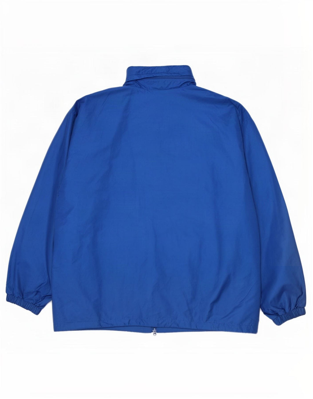 Ανδρικό μπουφάν βροχής με κουκούλα Asics UK 40 Large Blue Polyester